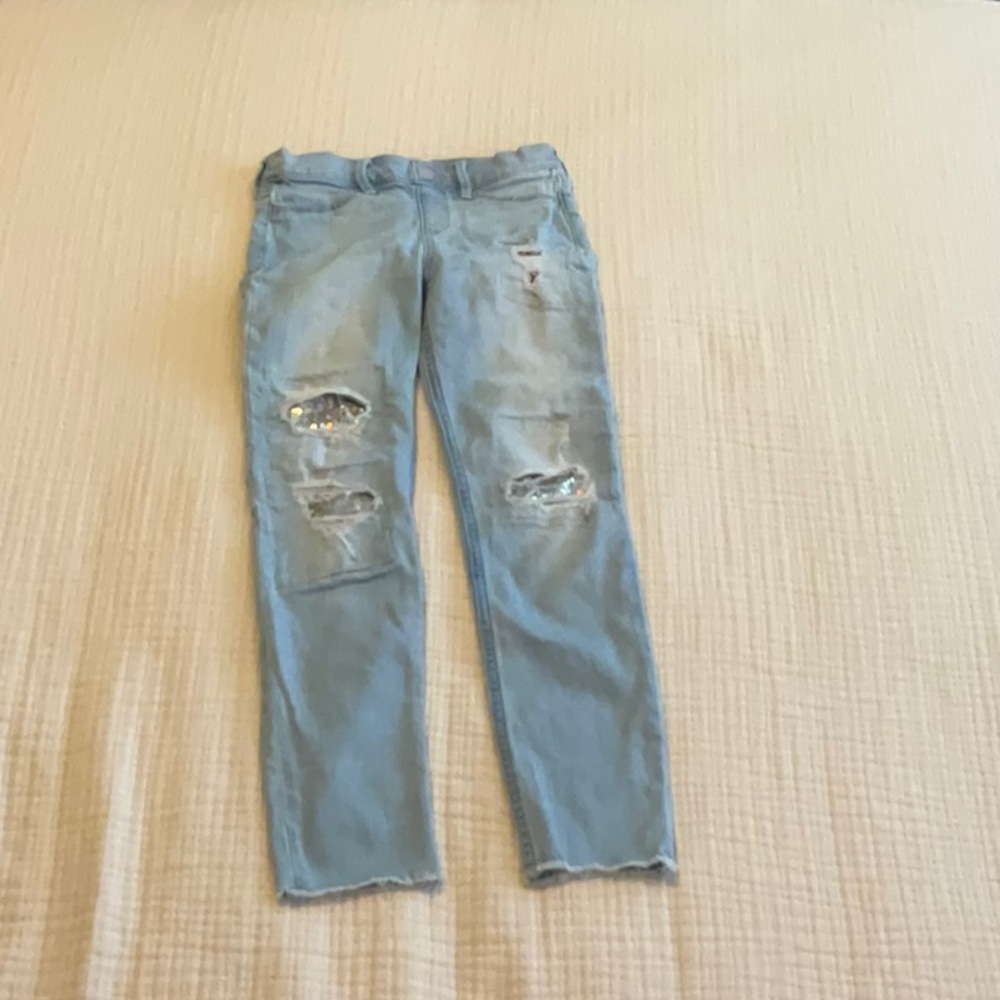 Abercrombie kids jeans light wash